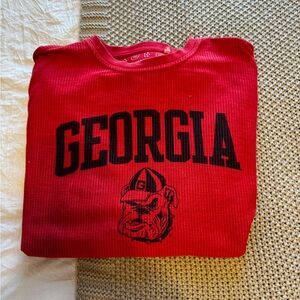 Georgia bulldogs Red Sweater